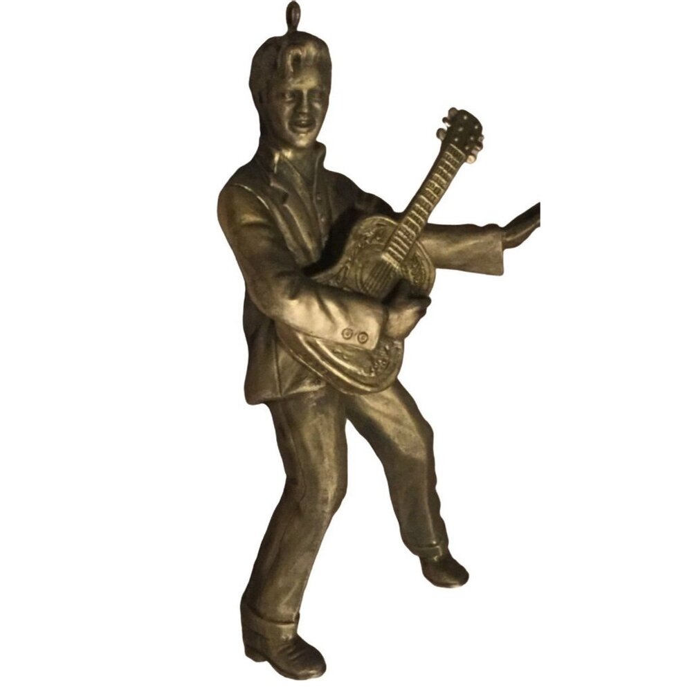 Hallmark Gold Crown Exclusive Elvis Presley 1992 Keepsake Guitar Ornament Collec - Picture 9 of 9